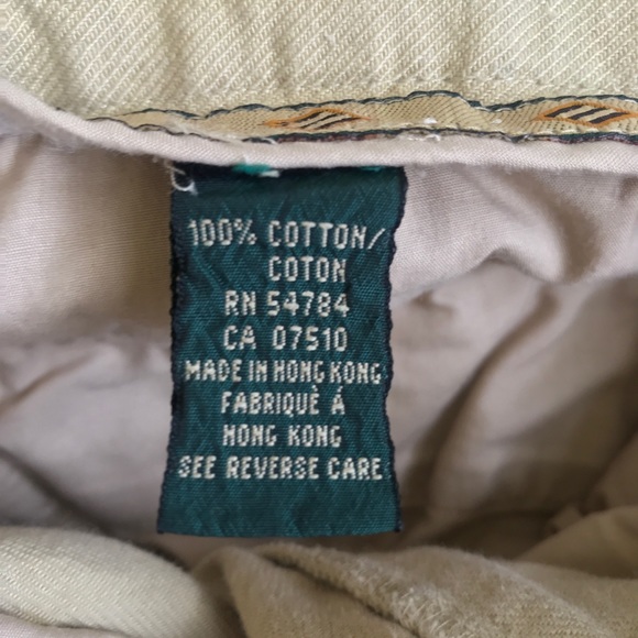 VTG Joseph Abboud Men's Khaki Pants Sz32 - Picture 6 of 6